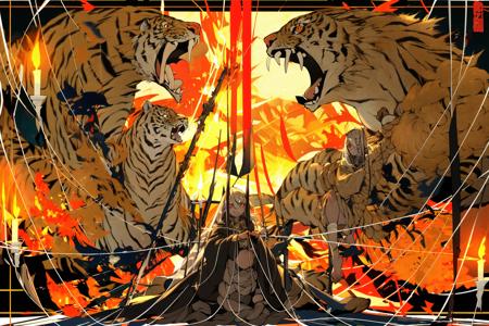 20275-3096107004--ghost nocturnal, fire, long hair, tiger, holding, candle, white hair, animal, red eyes, weapon, dark skin, looking at viewer, b.png